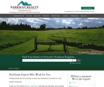 Parkwayrealtyassoc.com(St Johnsbury VT real estate) Screenshot