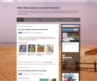 Parkwestportal.com(Park West Gallery Customer Reviews) Screenshot