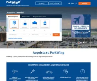 Parkwing.it(Parcheggi ufficiali degli aeroporti di Malpensa) Screenshot