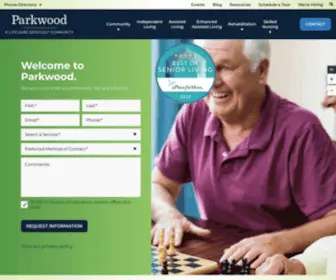 Parkwoodcarelcs.com(Assisted living) Screenshot