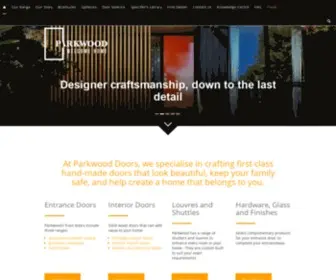 Parkwooddoors.com.au(Parkwood Doors) Screenshot