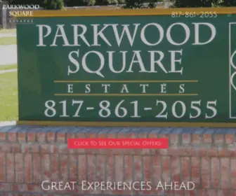 Parkwoodsquareestates.com(The Parkwood Square Estates Apartments) Screenshot