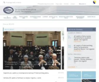 Parlament.ba(Parlamentarna skup) Screenshot