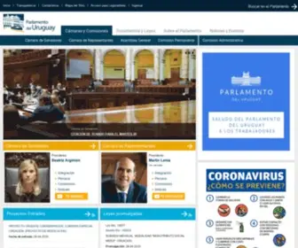 Parlamento.gub.uy(Parlamento del Uruguay) Screenshot