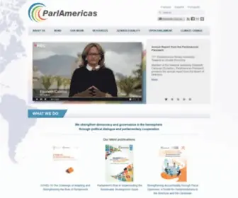 Parlamericas.org(Parlamericas) Screenshot