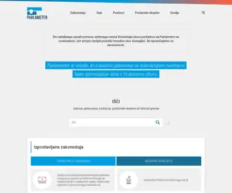 Parlameter.si(Parlameter) Screenshot