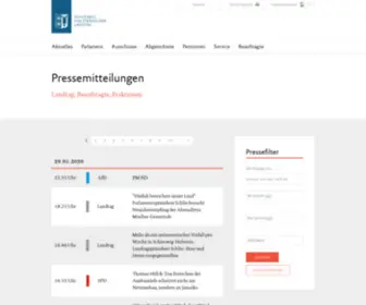 Parlanet.de(Presseticker) Screenshot