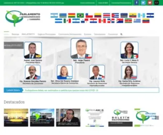 Parlatino.org(Parlamento Latinoamericano y Caribeño) Screenshot