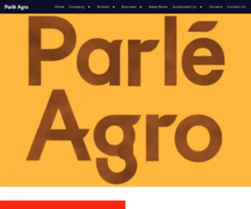 Parleagro.com(PARLE AGRO) Screenshot