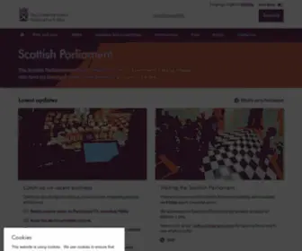 Parliament.scot(Scottish Parliament) Screenshot