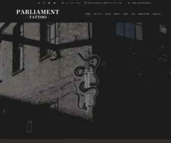 Parliamenttattoo.com(Custom Tattooing By Appointment) Screenshot