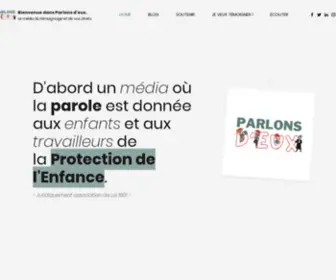 Parlons-D-Eux.fr(Parlons d'eux) Screenshot