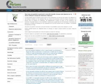 Parlons-Securite-Incendie.fr(Vous avez une question concernant la sécurité inc) Screenshot