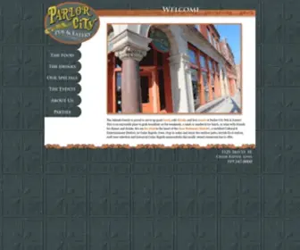 Parlorcitypub.com(Parlor city pub and eatery) Screenshot