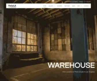 Parlorla.com(Warehouse for Filming in DTLA) Screenshot