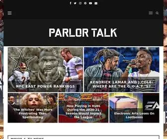 Parlortalk.com(A media company) Screenshot