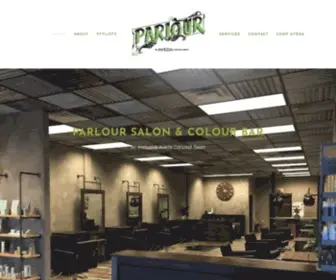 Parloursalonandcolourbar.com(Parlour Salon & Colour Bar) Screenshot