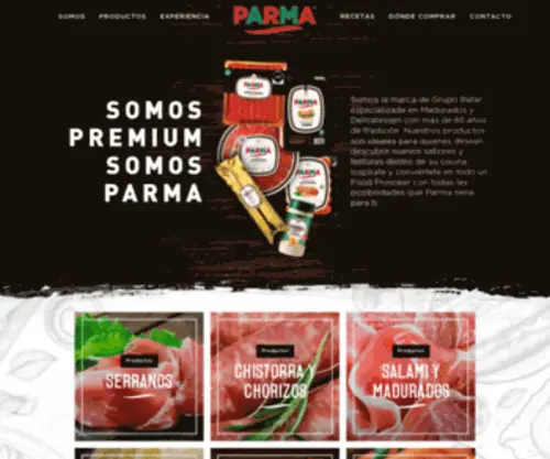 Parma.mx(Conviértete en un FoodProvoker con nuestros embutidos madurados Parma®) Screenshot