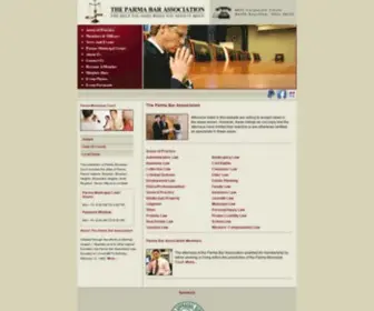 Parmabarassociation.org(The Parma Bar Association) Screenshot