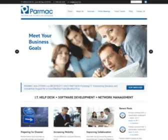 Parmac.com(Parmac Solutions) Screenshot