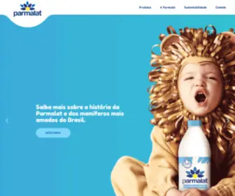 Parmalat.com.br(O leite preferido de todos os mamíferos) Screenshot