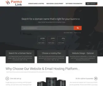 Parmalink.com(Website Design kenya) Screenshot