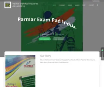 Parmarexampadindustries.com(Parmar Exam Pad Industriesin Hyderabad) Screenshot