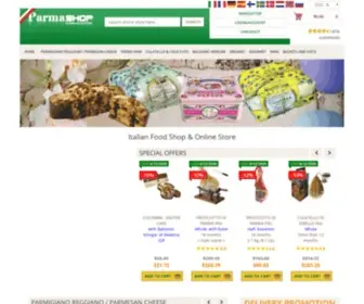 Parmashop.it(Parma Shop food specialties from Italy) Screenshot