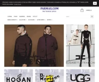 Parmax.com(Abbigliamento uomo e donna dei migliori prodotti di abbigliamento) Screenshot