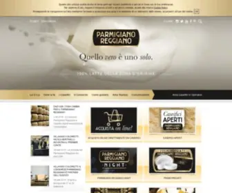 Parmigiano-Reggiano.it(Il Parmigiano Reggiano Dop è un formaggio unico) Screenshot
