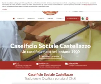 Parmigianoreggianocastellazzo.it(Vendita online Parmigiano Reggiano e prodotti tipici emiliani) Screenshot