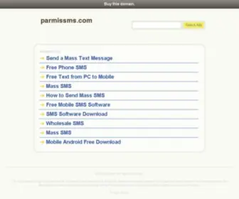 Parmissms.com(سامانه ارسال پیامک رایگان) Screenshot