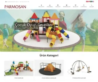 Parmosan.com.tr(Parmosan Kamelya İmalatı Ahşap Kamelya Otobüs Durağı Çocuk Oyun Grupları) Screenshot