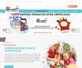 Parnam.com.co(Herramientas para el Aprendizaje) Screenshot