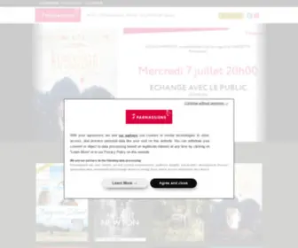 Parnassiens.com(Site officiel du Cinéma Paris) Screenshot