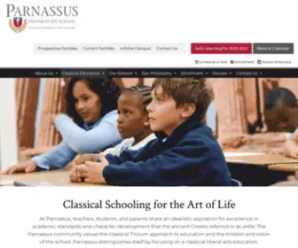 Parnassusprep.com(Parnassus Preparatory School) Screenshot