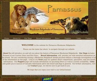 Parnassusridgebacks.com(Parnassus Rhodesian Ridgebacks Parnassus Rhodesian Ridgebacks Rhodesian Ridgeback Puppies) Screenshot