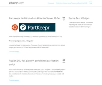 Parod.net(Blog) Screenshot