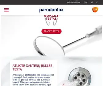 Parodontax.lt(parodontax) Screenshot