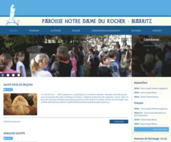 Paroisse-Biarritz.fr(Paroisse Notre Dame du Rocher Biarritz) Screenshot