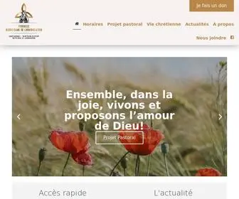 Paroissendda.org(Paroisse Notre) Screenshot