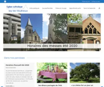 Paroisses-Issy.com(Paroisses catholique Issy les Moulineaux 92130) Screenshot