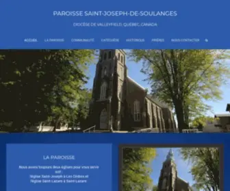 Paroissestjoseph.org(Paroisse Saint) Screenshot