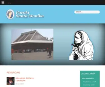 Paroki-Monika.org(Paroki Santa Monika Serpong) Screenshot