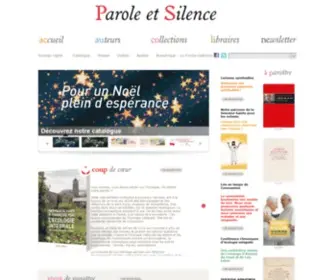 Paroleetsilence.com(Parole et Silence) Screenshot