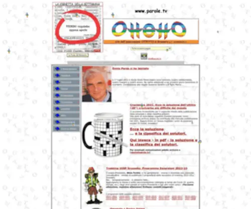 Parole.tv(Associazione OTTETTO Calendario Minchone) Screenshot