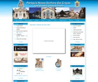 Paroquiaaguasdelindoia.com.br(Paróquia Nossa Senhora das Graças) Screenshot