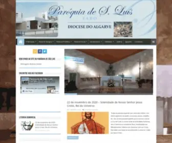 Paroquiasaoluis-Faro.org(Paróquia de são luis de faro) Screenshot