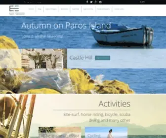 Paroshotels.gr(Paros) Screenshot