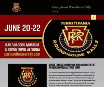 Paroundhouserally.com(Pennsylvania Roundhouse Rally) Screenshot